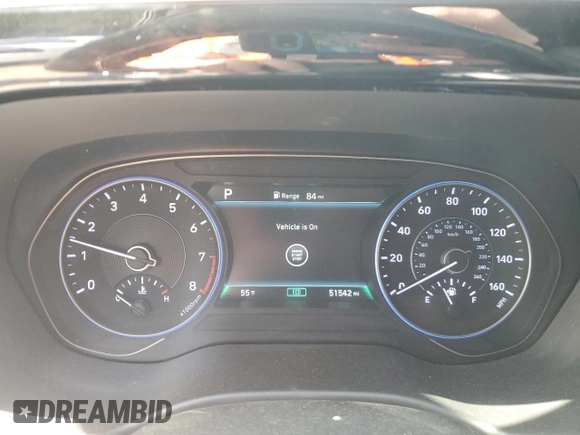 2020 Hyundai Palisade SEL with VIN KM8R4DHE9LU109343, listed as a Copart auction lot 52791105 with 51,542 mi miles and Salvage title. Bid and sale history available at DreamBid. Image 9.