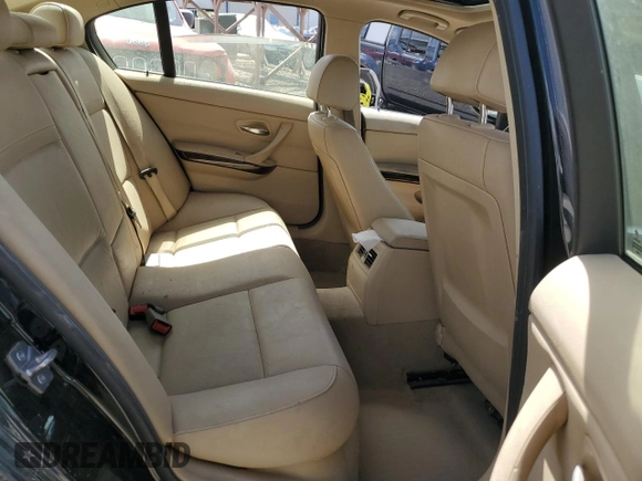 2011 BMW 3 Series 335i with VIN WBAPM5C54BE435971, listed as a Copart auction lot 52013735 with 0 mi miles and Salvage Title. Bid and sale history available at carsss.com. Image 10.