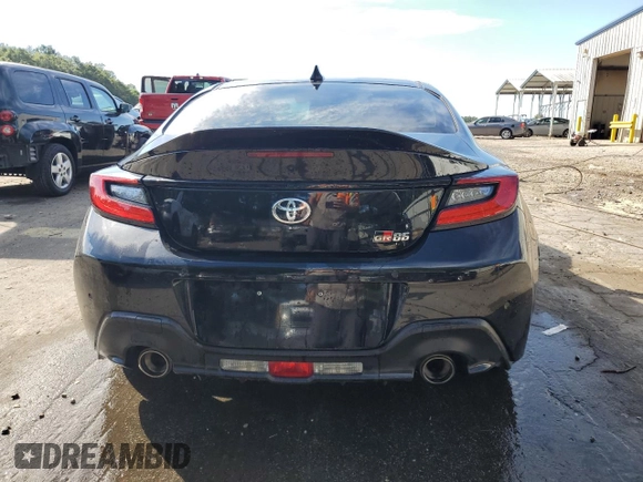 2023 Toyota GR86 Premium with VIN JF1ZNBF12P8765815, listed as a Copart auction lot 69377494 with 5,382 mi miles and Salvage Title. Bid and sale history available at carsss.com. Image 6.