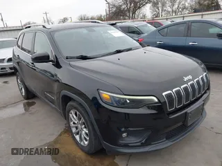 2019 Jeep Cherokee Latitude Plus with VIN 1C4PJLLX2KD216224, listed as a IAAI auction lot 41291181 with 79,111 mi miles. Bid and sale history available at carsss.com. Image 1.