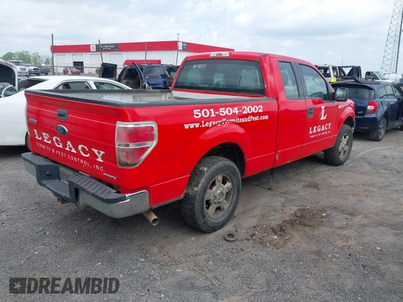 2013 Ford F-150 XL with VIN 1FTEX1CM2DKG41117, listed as a IAAI auction lot 42035732 with 1 mi miles. Bid and sale history available at carsss.com. Image 4.