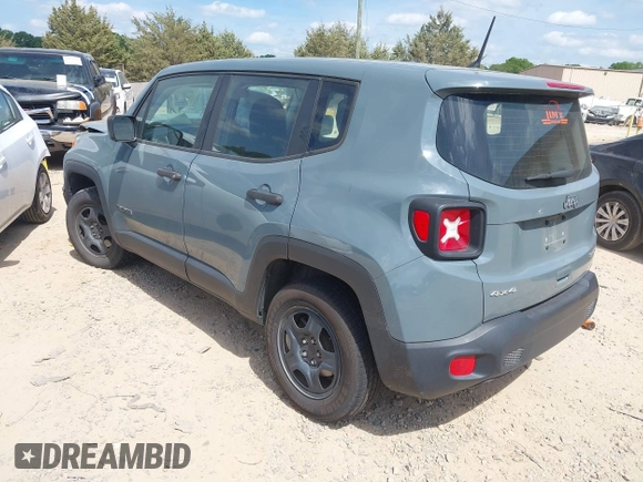2018 Jeep Renegade Sport with VIN ZACCJBAB1JPJ57230, listed as a IAAI auction lot 42083023 with 87,355 mi miles and . Bid and sale history available at DreamBid. Image 3.
