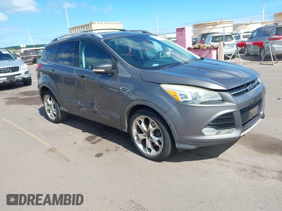 2013 Ford Escape Titanium with VIN 1FMCU0J9XDUC16155, listed as a IAAI auction lot 42373566 with 132,608 mi miles and . Bid and sale history available at DreamBid. Image 1.