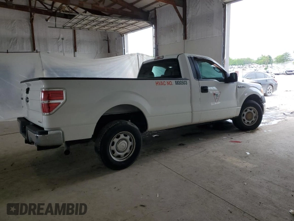 2013 Ford F-150 XL with VIN 1FTNF1CF3DKF27342, listed as a Copart auction lot 55124045 with 149,037 mi miles and Salvage title. Bid and sale history available at DreamBid. Image 3.