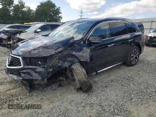 2019 Acura MDX w/Advance Pkg with VIN 5J8YD4H89KL025345, listed as a Copart auction lot 68097433 with 86,117 mi miles. Bid and sale history available at carsss.com. Image 1.