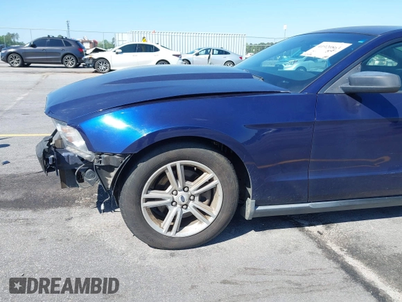 2012 Ford Mustang V6 Premium with VIN 1ZVBP8AM5C5244459, listed as a IAAI auction lot 41920863 with 127,034 mi miles. Bid and sale history available at carsss.com. Image 19.