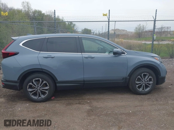 2022 Honda CR-V EX with VIN 7FARW2H58NE054077, listed as a IAAI auction lot 42079615 with 23,135 mi miles. Bid and sale history available at carsss.com. Image 13.