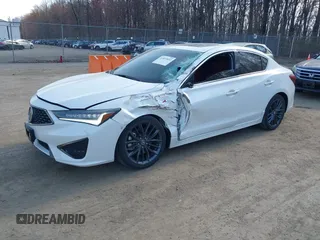 2022 Acura ILX w/Premium/A-Spec Package with VIN 19UDE2F83NA008673, listed as a IAAI auction lot 41853032 with 13,062 mi miles. Bid and sale history available at carsss.com. Image 21.