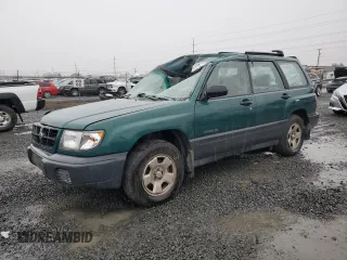 1999 Subaru Forester L with VIN JF1SF6356XH732233, listed as a Copart auction lot 87039714 with 170,275 mi miles and Salvage Title. Bid and sale history available at carsss.com. Image 1.