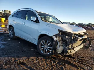 2012 Kia Sorento SX with VIN 5XYKWDA22CG243211, listed as a Copart auction lot 80150294 with 125,620 mi miles and Salvage Title. Bid and sale history available at carsss.com. Image 4.