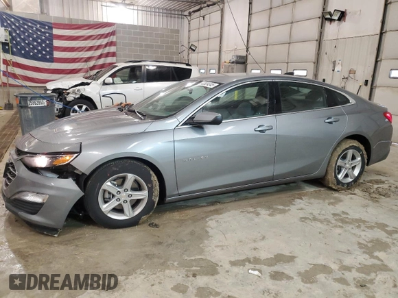 2024 Chevrolet Malibu LS with VIN 1G1ZB5ST9RF251544, listed as a Copart auction lot 42824345 with 3,591 mi miles and Salvage Title. Bid and sale history available at DreamBid. Image 1.