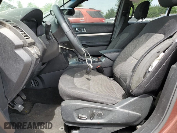 2018 Ford Explorer XLT with VIN 1FM5K8D81JGA11477, listed as a Copart auction lot 58386475 with 93,818 mi miles and Salvage title. Bid and sale history available at DreamBid. Image 7.