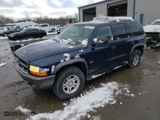 2002 Dodge Durango Sport with VIN 1B4HS38N62F206466, listed as a Copart auction lot 83207134 with 154,145 mi miles and Salvage Title. Bid and sale history available at carsss.com. Image 1.