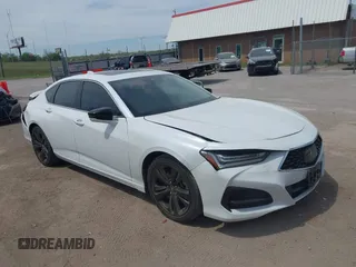 2023 Acura TLX Technology with VIN 19UUB5F46PA002053, listed as a IAAI auction lot 42055694 with 31,904 mi miles and . Bid and sale history available at DreamBid. Image 1.