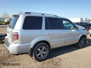 2006 Honda Pilot EX-L with RES with VIN 5FNYF28686B036261, listed as a Copart auction lot 46891555 with 203,992 mi miles and Salvage Title. Bid and sale history available at carsss.com. Image 3.