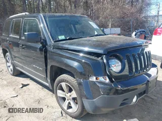 2016 Jeep Patriot Latitude with VIN 1C4NJRFB5GD740632, listed as a IAAI auction lot 41805538 with 90,008 mi miles. Bid and sale history available at carsss.com. Image 1.