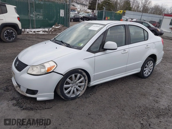 2010 Suzuki SX4 with VIN JS2YC5A43A6300225, listed as a IAAI auction lot 41654094 with 60,098 mi miles and . Bid and sale history available at DreamBid. Image 2.