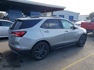2024 Chevrolet Equinox RS with VIN 3GNAXMEG8RS235949, listed as a Copart auction lot 76838814 with 2,170 mi miles and Salvage Title. Bid and sale history available at carsss.com. Image 3.