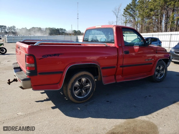 1998 Dodge Ram 1500 with VIN 1B7HC16Y3WS769845, listed as a Copart auction lot 47418895 with 312,763 mi miles and Salvage Title. Bid and sale history available at carsss.com. Image 3.
