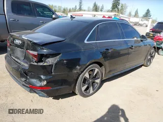 2017 Audi A4 Premium Plus with VIN WAUENAF42HN019863, listed as a IAAI auction lot 42046853 with 112,667 mi miles. Bid and sale history available at carsss.com. Image 4.