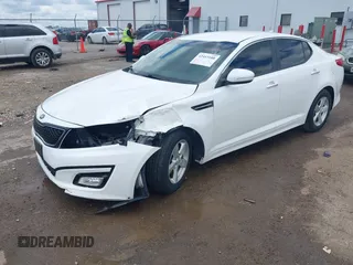 2015 Kia Optima LX with VIN KNAGM4A74F5653459, listed as a IAAI auction lot 42443188 with 109,129 mi miles and . Bid and sale history available at DreamBid. Image 18.
