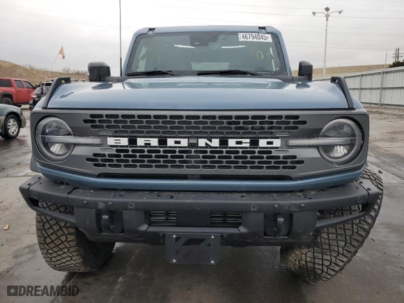 2024 Ford Bronco Badlands with VIN 1FMEE9BP7RLA42517, listed as a Copart auction lot 46794045 with 19,865 mi miles and Salvage Title. Bid and sale history available at carsss.com. Image 5.