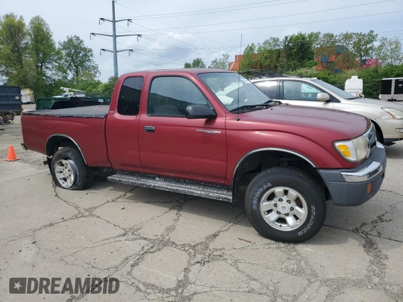 2000 Toyota Tacoma PreRunner with VIN 4TASM92N6YZ598060, listed as a Copart auction lot 55095835 with 151,422 mi miles and Clean title. Bid and sale history available at DreamBid. Image 4.