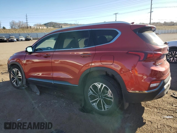 2020 Hyundai Santa Fe Limited with VIN 5NMS5CAA4LH223553, listed as a Copart auction lot 49643985 with 37,574 mi miles and Salvage Title. Bid and sale history available at carsss.com. Image 2.