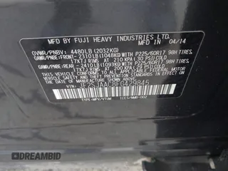 2015 Subaru Forester 2.5i with VIN JF2SJAAC8FG429845, listed as a IAAI auction lot 41321849 with 144,005 mi miles. Bid and sale history available at carsss.com. Image 9.