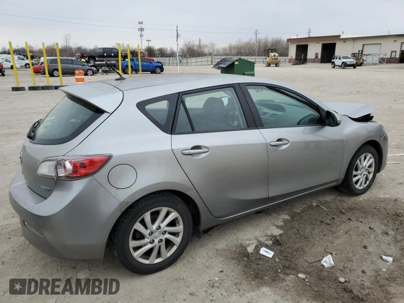 2012 Mazda 3 i Grand Touring with VIN JM1BL1M72C1629254, listed as a Copart auction lot 50743645 with 115,752 mi miles and Salvage Title. Bid and sale history available at DreamBid. Image 3.