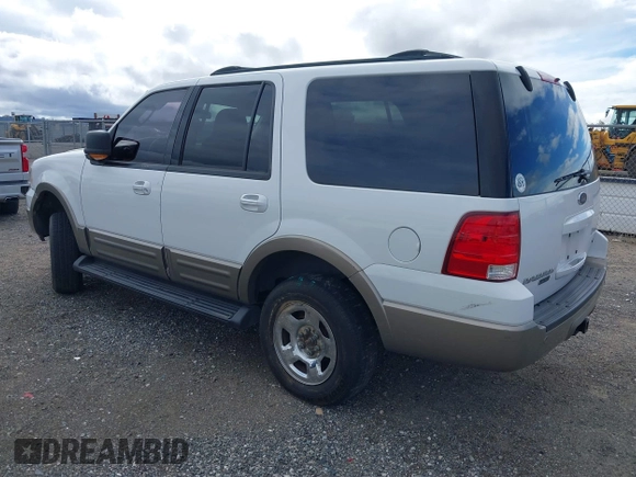 2003 Ford Expedition Eddie Bauer with VIN 1FMFU17L63LB20341, listed as a IAAI auction lot 41656630 with 169,488 mi miles. Bid and sale history available at carsss.com. Image 3.