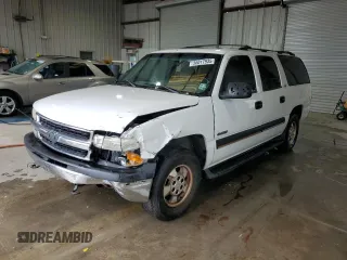 2001 Chevrolet Suburban LS z VIN 3GNEC16T41G127147, wystawiony jako Copart lot #56017935 z przebiegiem Nie podano mil oraz Szkoda całkowita • Salvage title. Historia ofert i sprzedaży dostępna na DreamBid. Obrazek 1.
