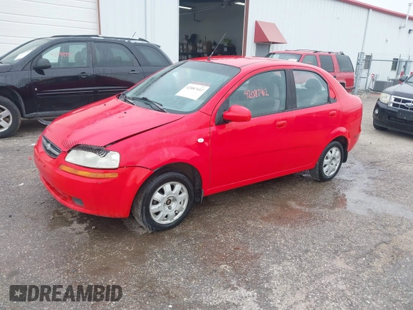 2005 Chevrolet Aveo LS with VIN KL1TD52675B496112, listed as a IAAI auction lot 42087412 with 63,176 mi miles and . Bid and sale history available at DreamBid. Image 2.