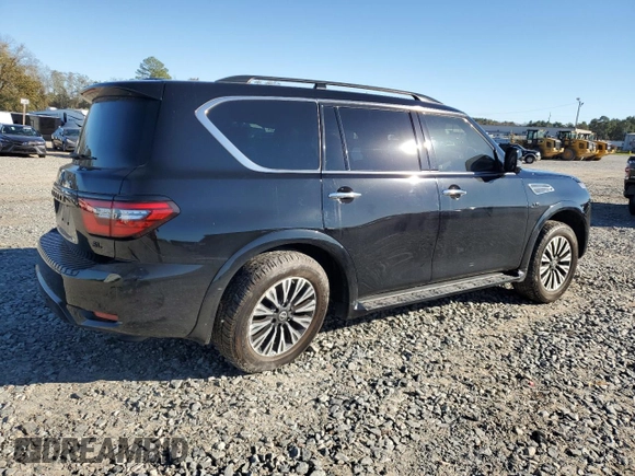 2022 Nissan Armada SL with VIN JN8AY2BA3N9392221, listed as a Copart auction lot 82014444 with 40,244 mi miles and Salvage Title. Bid and sale history available at carsss.com. Image 3.
