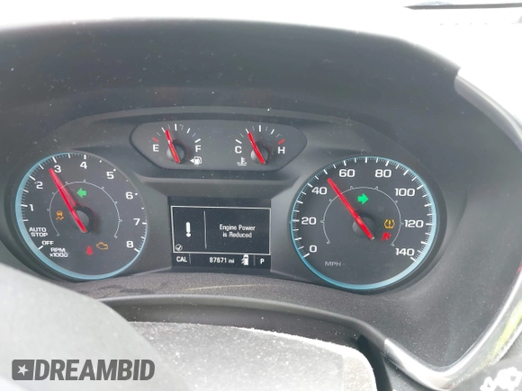 2020 Chevrolet Equinox LS with VIN 3GNAXHEV3LS716138, listed as a IAAI auction lot 41560566 with 87,671 mi miles. Bid and sale history available at carsss.com. Image 7.