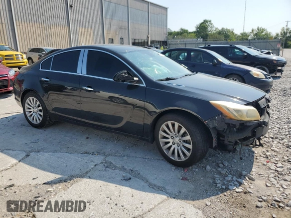 2013 Buick Regal Turbo Premium 2 with VIN 2G4GT5GV2D9141695, listed as a Copart auction lot 66193884 with 182,906 mi miles and Non Repairable. Bid and sale history available at DreamBid. Image 4.