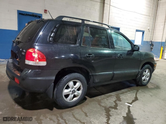 2006 Hyundai Santa Fe GLS with VIN KM8SC13E96U058988, listed as a Copart auction lot 82703394 with 154,840 mi miles and Clean Title. Bid and sale history available at carsss.com. Image 3.