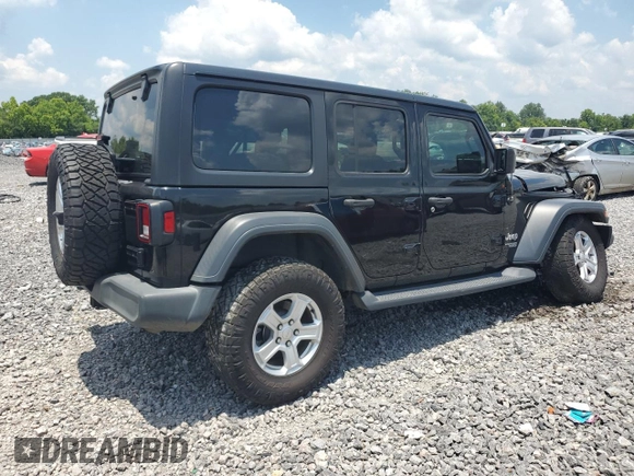 2018 Jeep Wrangler Unlimited Sport with VIN 1C4HJXDG9JW302367, listed as a Copart auction lot 61915505 with 103,952 mi miles and Non repairable. Bid and sale history available at DreamBid. Image 3.