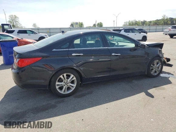 2013 Hyundai Sonata Limited with VIN 5NPEC4AC4DH628200, listed as a Copart auction lot 51311145 with 137,972 mi miles and Salvage Title. Bid and sale history available at carsss.com. Image 3.