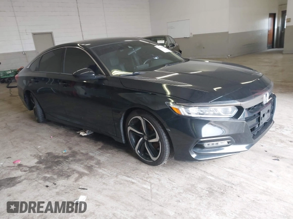 2019 Honda Accord Sport with VIN 1HGCV1F39KA074151, listed as a IAAI auction lot 41644585 with 116,628 mi miles and . Bid and sale history available at DreamBid. Image 1.
