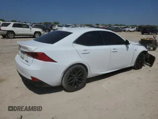 2017 Lexus IS 350 with VIN JTHBE1D23H5030120, listed as a Copart auction lot 50445265 with 167,466 mi miles and Salvage title. Bid and sale history available at DreamBid. Image 3.