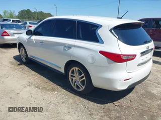 2014 Infiniti QX60 with VIN 5N1AL0MM5EC515117, listed as a IAAI auction lot 41995201 with 177,988 mi miles and . Bid and sale history available at carsss.com. Image 3.