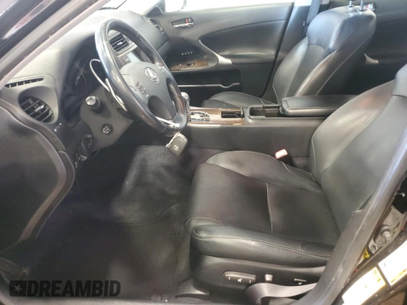 2009 Lexus IS 250 with VIN JTHCK262895032060, listed as a Copart auction lot 48746225 with 151,696 mi miles and Salvage Title. Bid and sale history available at DreamBid. Image 7.