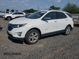 2019 Chevrolet Equinox Premier z VIN 3GNAXXEV4KS627980, wystawiony jako Copart lot #61010075 z przebiegiem 66 970 mil mil oraz Szkoda całkowita • Salvage title. Historia ofert i sprzedaży dostępna na DreamBid. Obrazek 1.