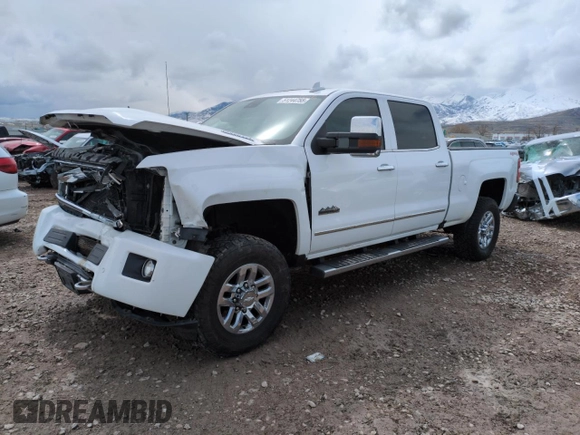 2017 Chevrolet Silverado 3500HD High Country with VIN 1GC4K1EY1HF234401, listed as a Copart auction lot 51244755 with 134,691 mi miles and Salvage Title. Bid and sale history available at DreamBid. Image 1.