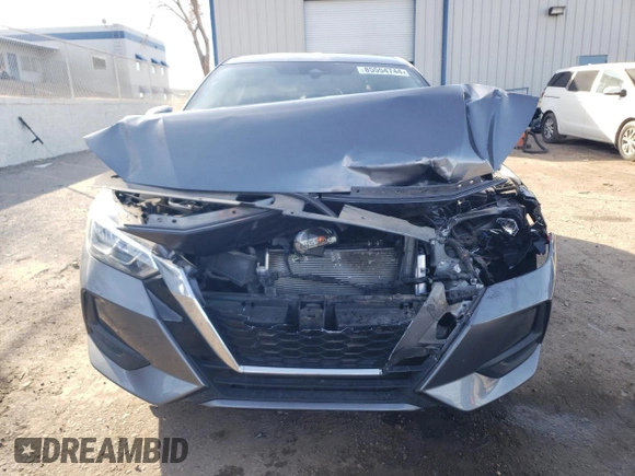 2023 Nissan Sentra SV with VIN 3N1AB8CV0PY316831, listed as a Copart auction lot 85554744 with 22,632 mi miles and Salvage Title. Bid and sale history available at carsss.com. Image 5.