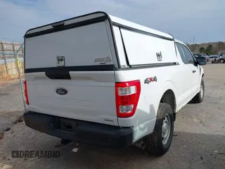 2021 Ford F-150 XL with VIN 1FTEX1EP0MKE07923, listed as a IAAI auction lot 41726506 with 99,518 mi miles and . Bid and sale history available at DreamBid. Image 4.