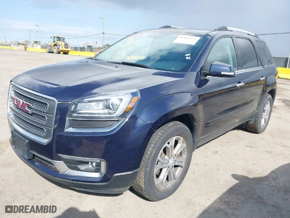 2015 GMC Acadia SLT with VIN 1GKKRRKD0FJ339805, listed as a IAAI auction lot 41913572 with NaN miles. Bid and sale history available at carsss.com. Image 2.