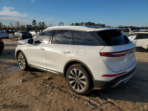 2020 Lincoln Corsair Reserve with VIN 5LMCJ2DHXLUL10703, listed as a Copart auction lot 89025165 with 21,599 mi miles and Salvage Title. Bid and sale history available at carsss.com. Image 2.