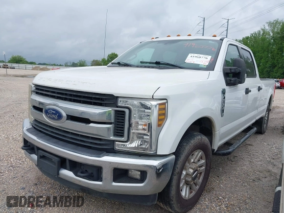 2019 Ford Super Duty F-250 SRW XL with VIN 1FT7W2A67KEC28577, listed as a IAAI auction lot 41960776 with 50,979 mi miles. Bid and sale history available at carsss.com. Image 18.